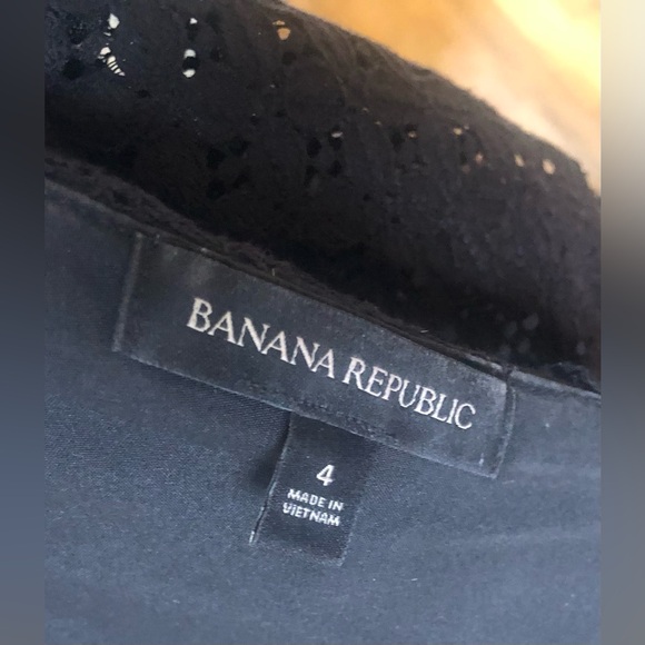 BLACK BANANA REPUBLIC ONE SHOULDER RUFFLE MIDI DRESS SIZE US 4 - Picture 3 of 11